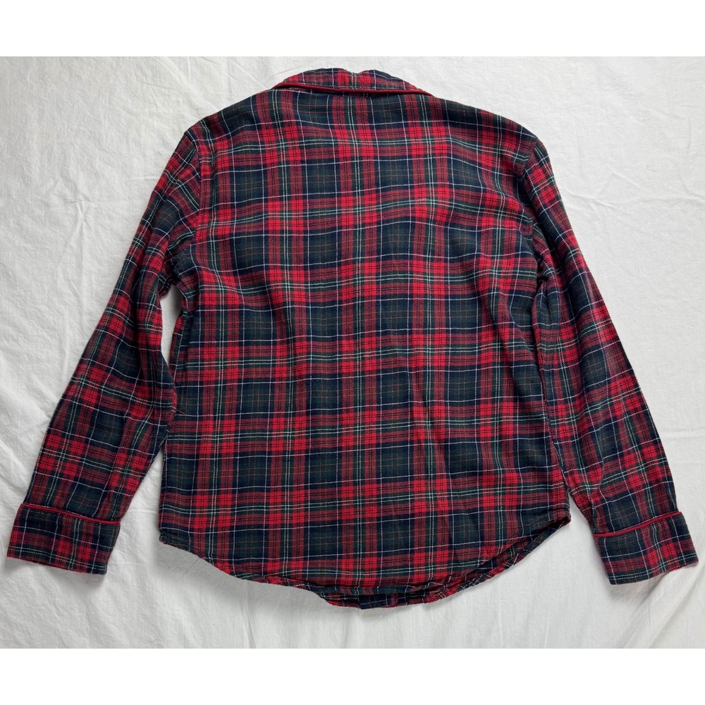 Lauren Ralph Lauren Plaid Pajama Set Women Small Red Green Classic Sleepwear PJ - Picture 12 of 16